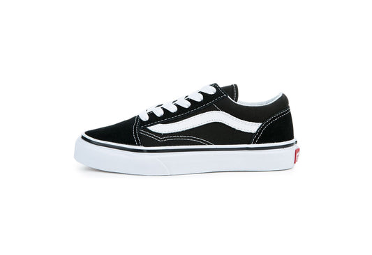 Vans Kids Old Skool, Black/True White (Kids)