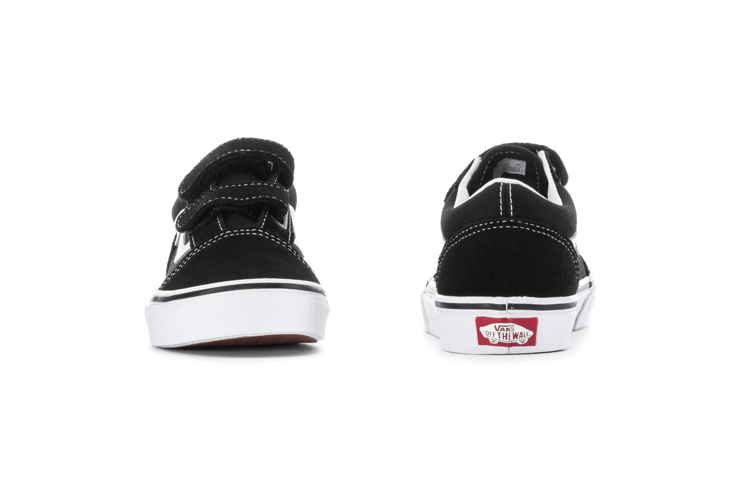 Vans Kids Old Skool V, Black/True White (Kids)