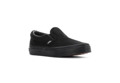 Vans Kids Classic Slip-On, Black/Black (Kids)