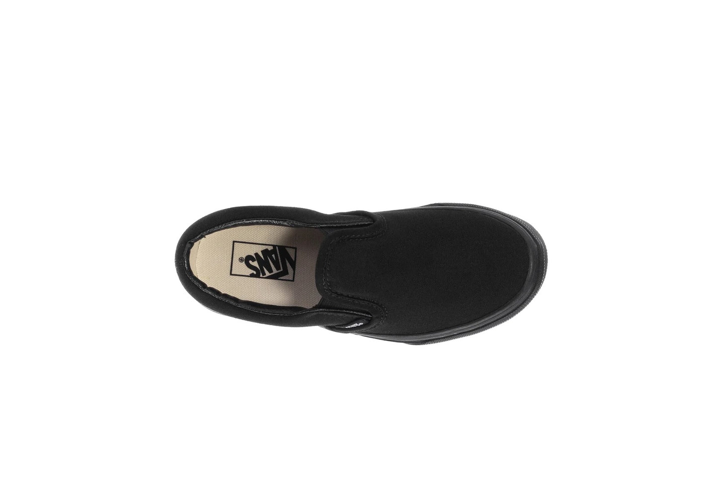 Vans Kids Classic Slip-On, Black/Black (Kids)