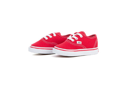 Vans Kids Authentic, Red (Toddler)