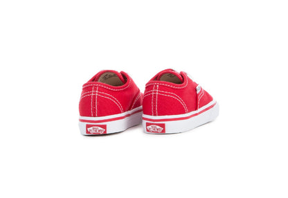 Vans Kids Authentic, Red (Toddler)