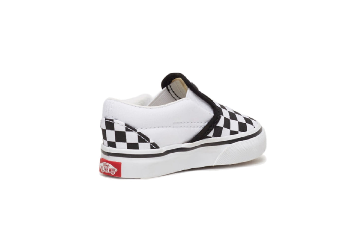 Vans Kids Classic Slip-On, Checkerboard Black/True White (Toddler)