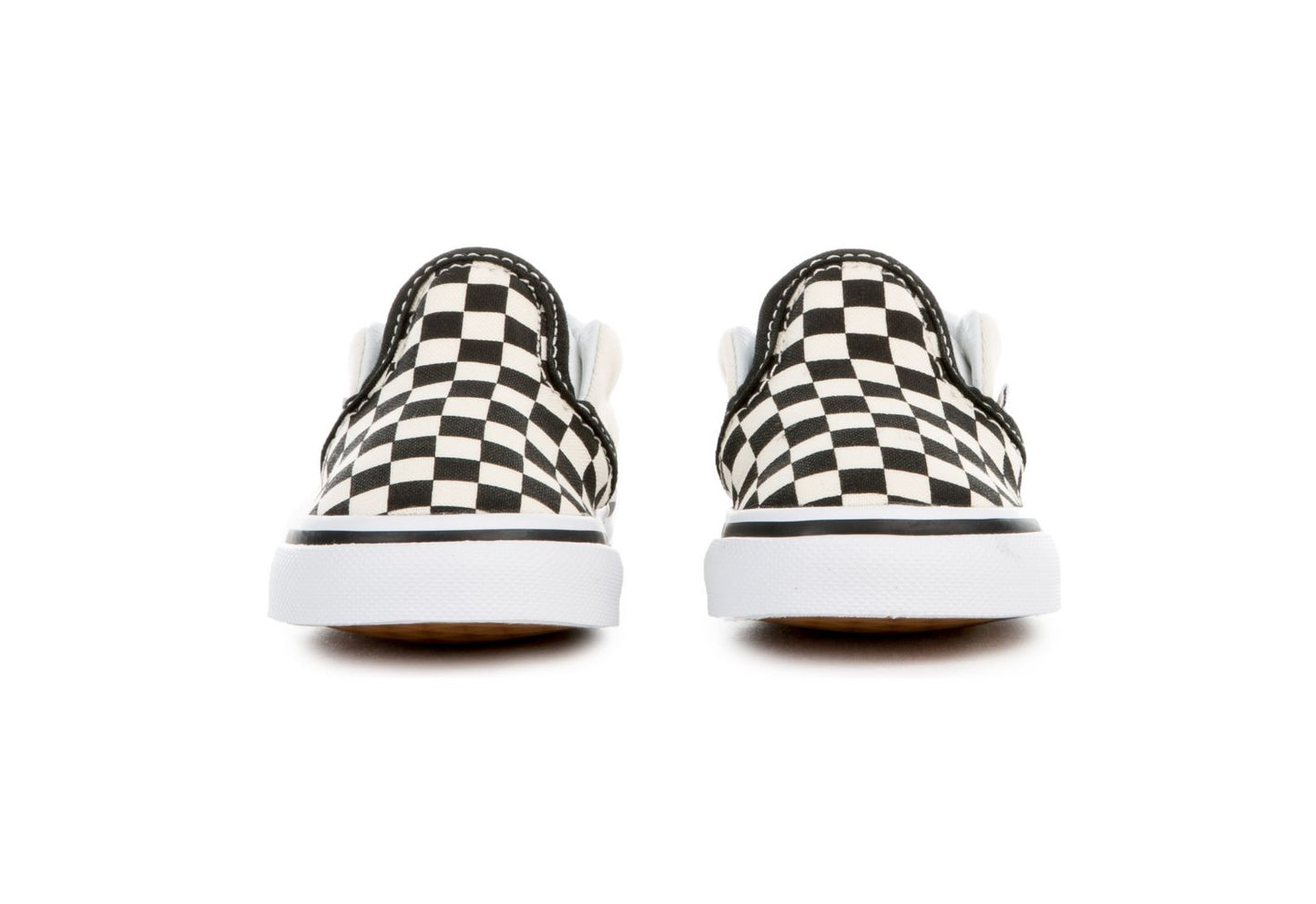 Vans Kids Classic Slip-On, Checkerboard Black/White (Toddler)