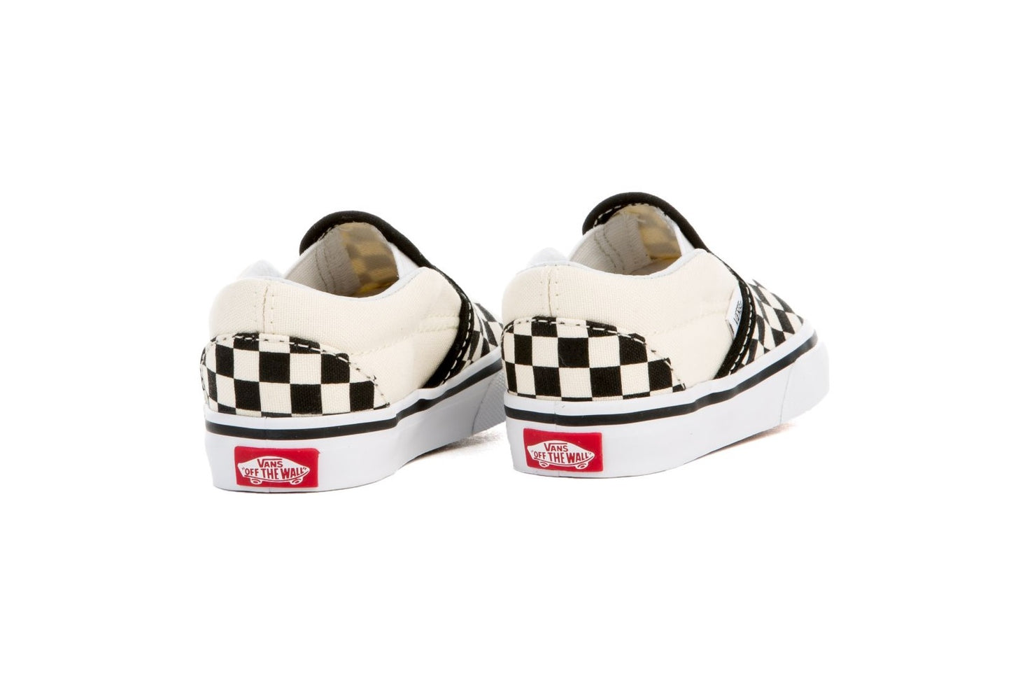 Vans Kids Classic Slip-On, Checkerboard Black/White (Toddler)